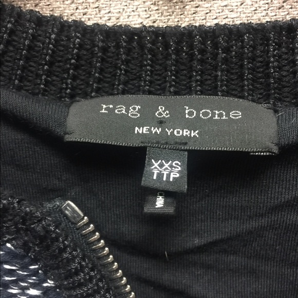 rag&bone Rosalie Cropped Zip-Front Sweater Jacket - Picture 6 of 13